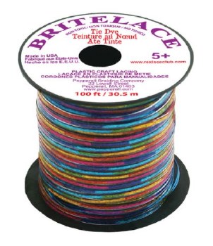 Rexlace Lace 3/32' x 33yd - Tie Dye