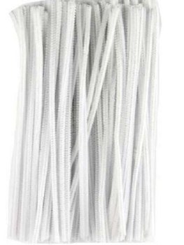 Touch Of Nature Chenille Stems, 12&quot; - 100pc - White