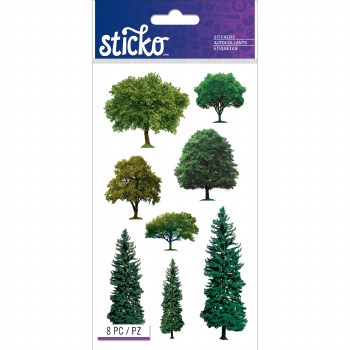 Sticko Stickers- Outdoors- Trees