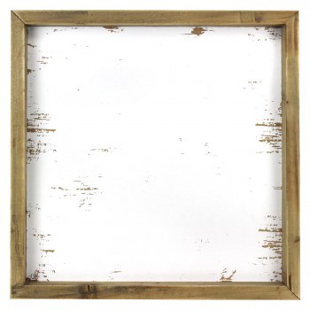 Sign Blank with Distressed Insert- 11.5&quot;x11.5&quot;
