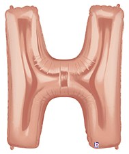 Rose Gold Letter H