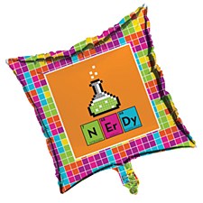Get Nerdy Metallic Balloon Get Nerdy Metallic Balloon