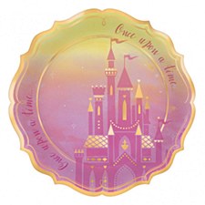 10.5"Disney Princess Foil Plates