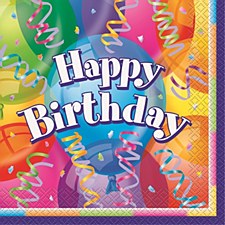 Brilliant Birthday Luncheon Napkins 16ct