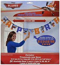 Planes Jumbo Letter Banner