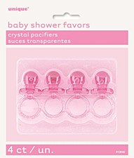 Pink Crystal Pacifiers
