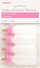 Pink Baby Bottles