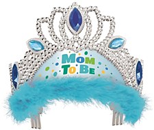 "Mom to Be" Blue Tiara