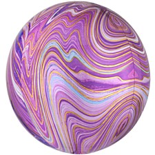 15"Purple Marblez Orbz