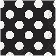 Black Dots Bev. Napkin Black Dots Bev. Napkin