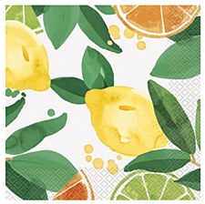 Citrus Fruit Lunch Napkins