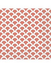 Coral Scallop Lunch Napkins