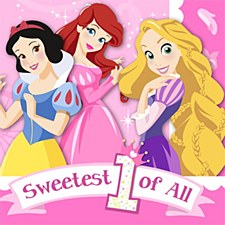 Princesses Babys 1st Birthday Bev. Napkins
