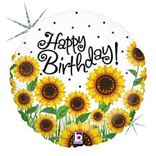 18"Sunny Sunflowers Birthday