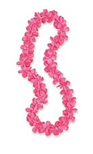 Hot Pink Flower Lei
