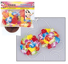 Luau Rainbow Flower Bra