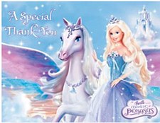 Barbie Magic Invitations