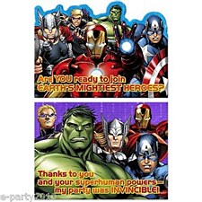 Avengers Invitations & Thank-You Poscards
