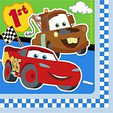 Cars ist Birthday Lunch Napkins