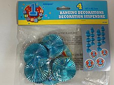 1st Birthday Blocks Hanging Decorations 1st Birthday Blocks Hanging Decorations