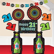 21st Room Decorating Kit