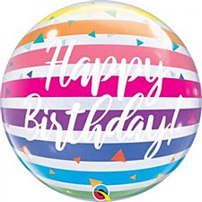 22"Birthday Bright Rainbow