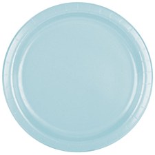9"Pastel Blue Plates