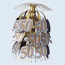 50th Gold Cascade Centerpiece