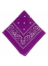 Purple Bandana