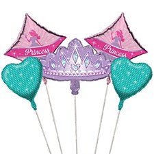 Princess Balloon Cluster