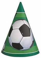 3D Soccer Party Hats