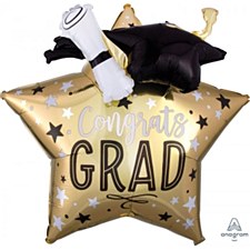 28"Grad Star,Cap & Diploma