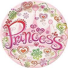 Princess Diva 9" Lunch Plates 8ct Princess Diva 9" Lunch Plates 8ct