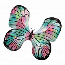 30"Iridescent Teal&Pink Butterfly