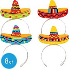 Sombrero Headbands - 8ct
