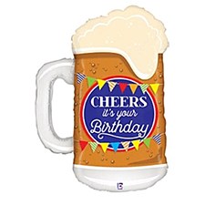 34"Cheers Birthday Beer