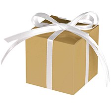 Gold Treat Boxes