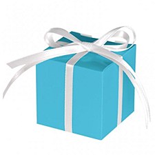 Caribbean Blue Treat Boxes
