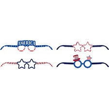 Patriotic Paper Glasses