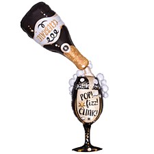 70"Time For Bubbly Multi Balloon