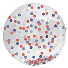 23"Inflatable Ball With Confetti