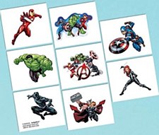 Avengers Tattoo Squares