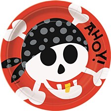 9"Pirate Fun Plates 9"Pirate Fun Plates