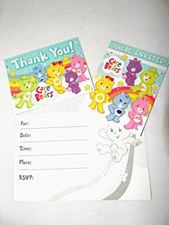 Care Bear Invitations
