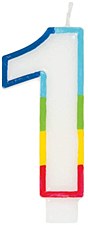 #1 Rainbow Candles