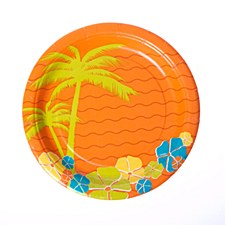 7"Island Paradise Plates