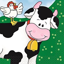 Farm Friends Bev Napkins