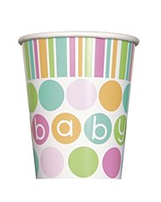 Pastel Baby Shower Cups