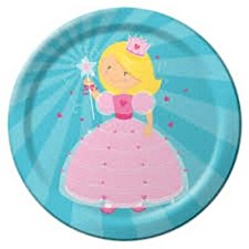 9"Fairytale Princess Plates