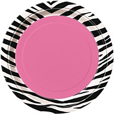 Zebra Passion 7" Dessert Plates 8ct